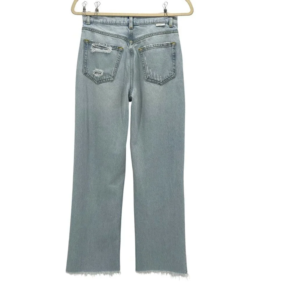 Boyish Womens 24 Jeans The Ziggy Authentic Rigid Organic Cotton Relaxed Straight